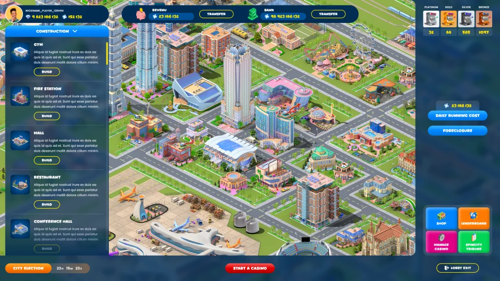 SpinCity Casino Zrzut ekranu 2